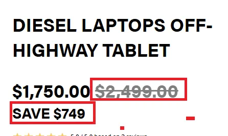 Diesellaptops save $749 offx